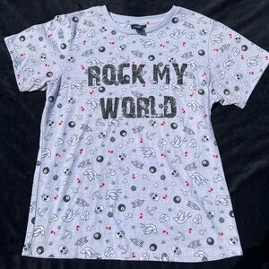 Rue 21 | Rock My World Tee ❤️💀